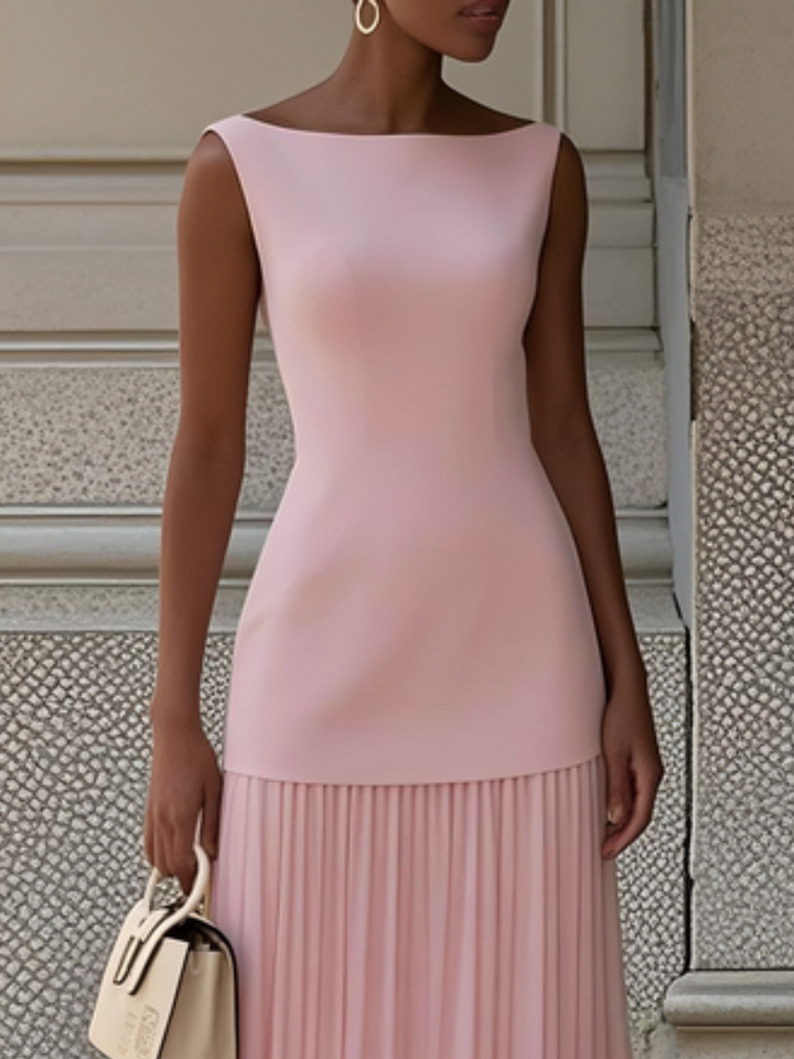 Micaela | Pleated Maxi Dress