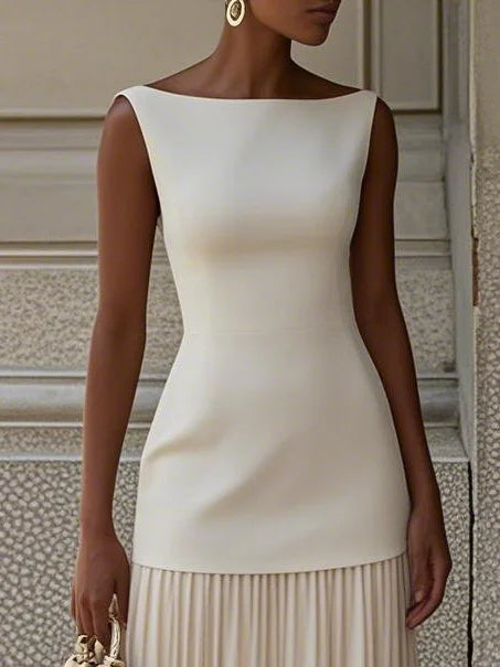Micaela | Pleated Maxi Dress