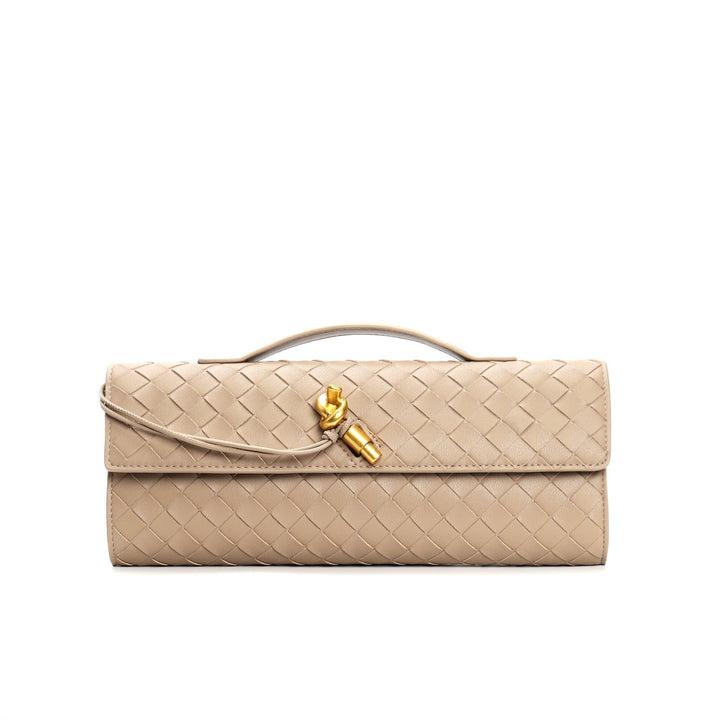 Elowen | Braided Leather Clutch