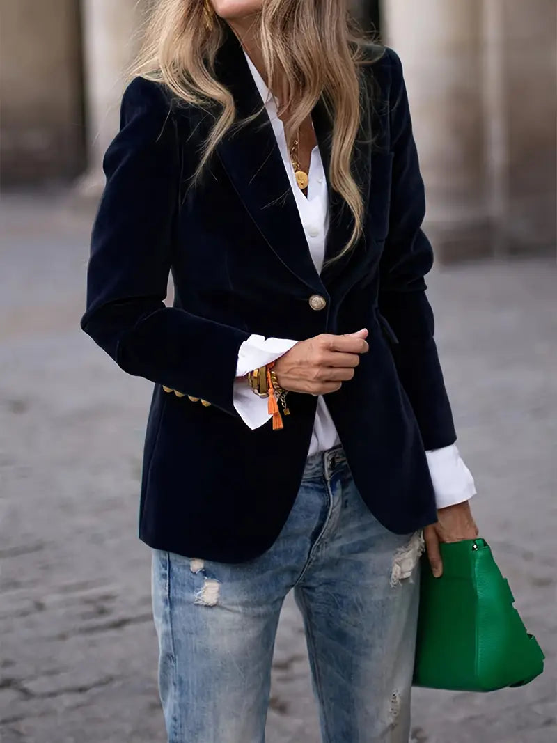 Blazer for Women | Single Button Tailored