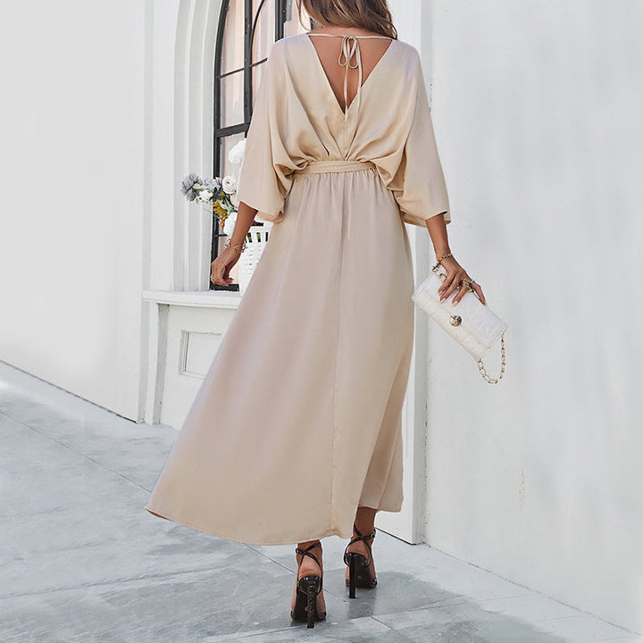 Blair | Batwing V-Neck Maxi Dress