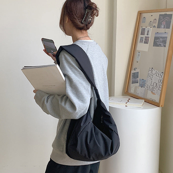 Isa | Puffer Nylon Shoulder Bag