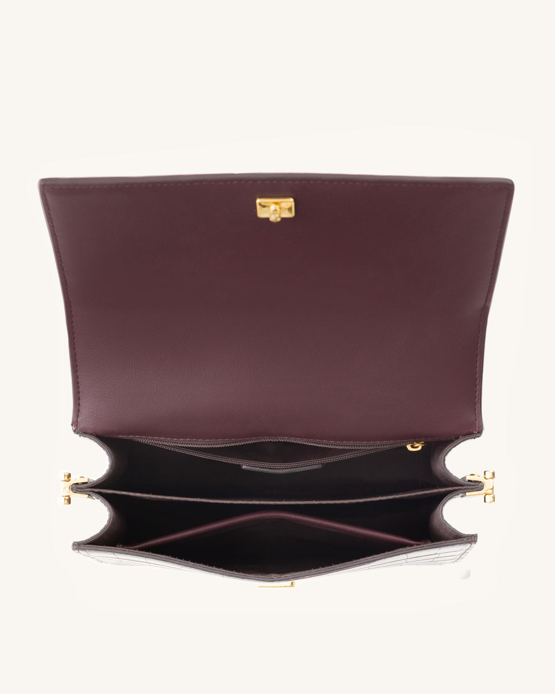 Fleur | Mini Croc Flap Crossbody