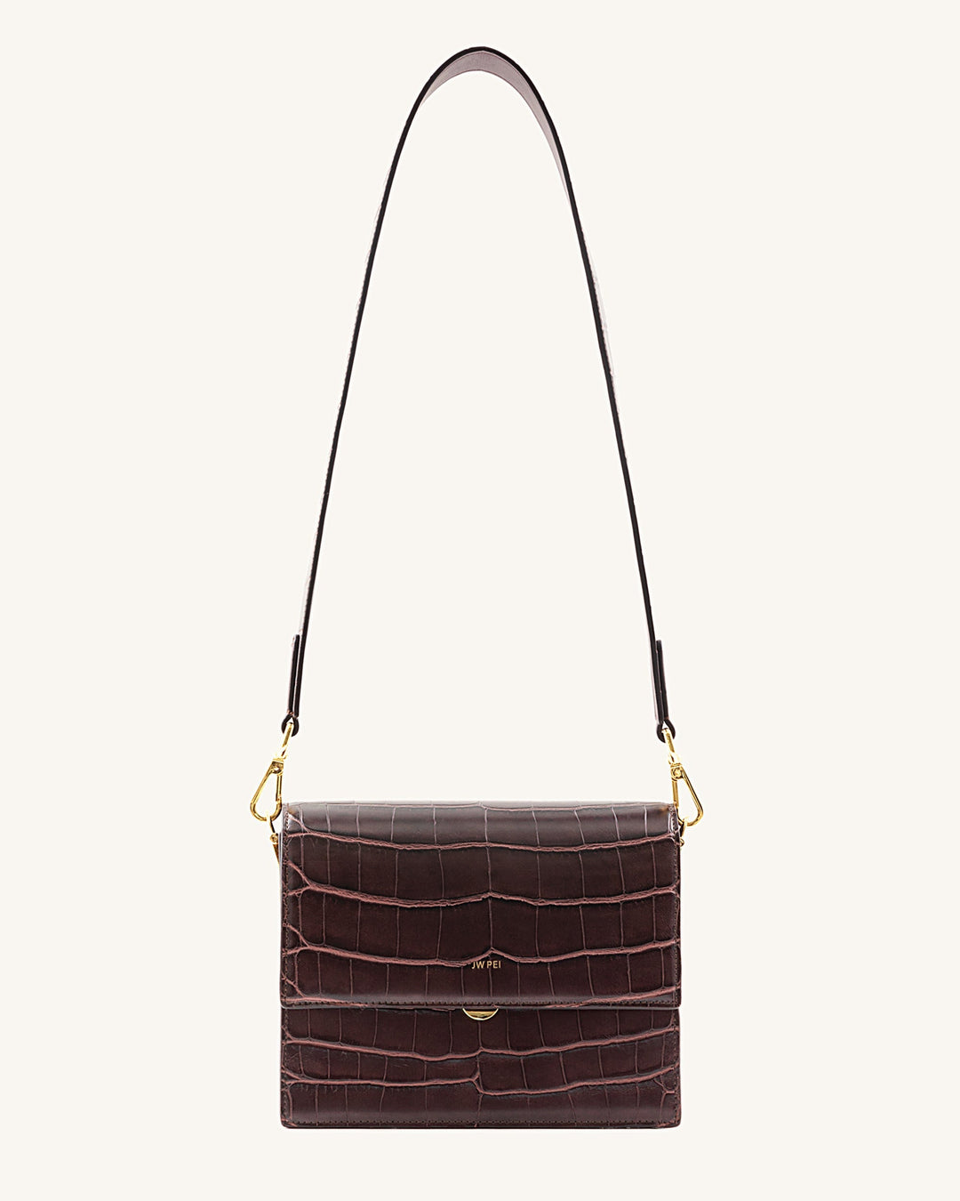 Fleur | Mini Croc Flap Crossbody