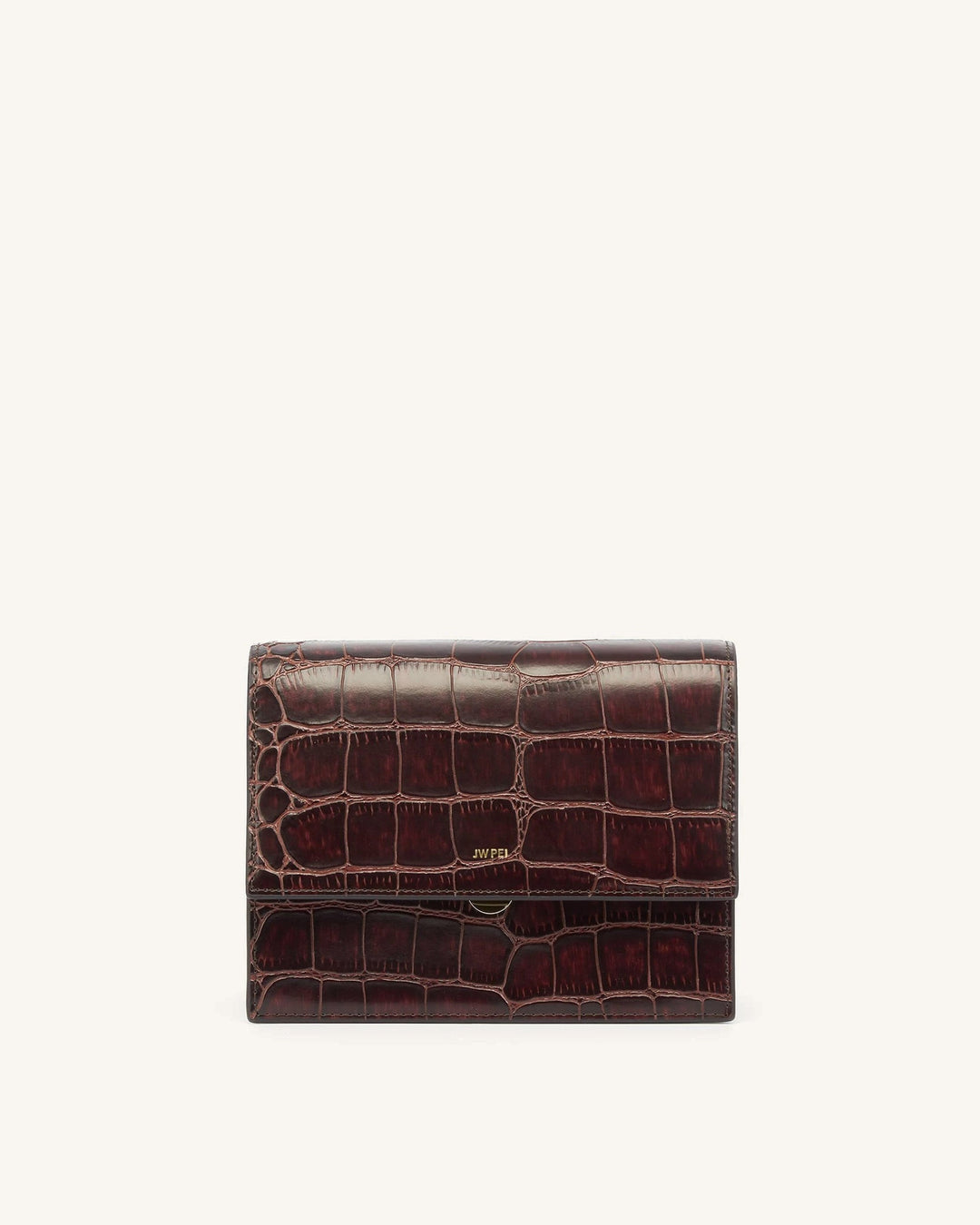 Fleur | Mini Croc Flap Crossbody