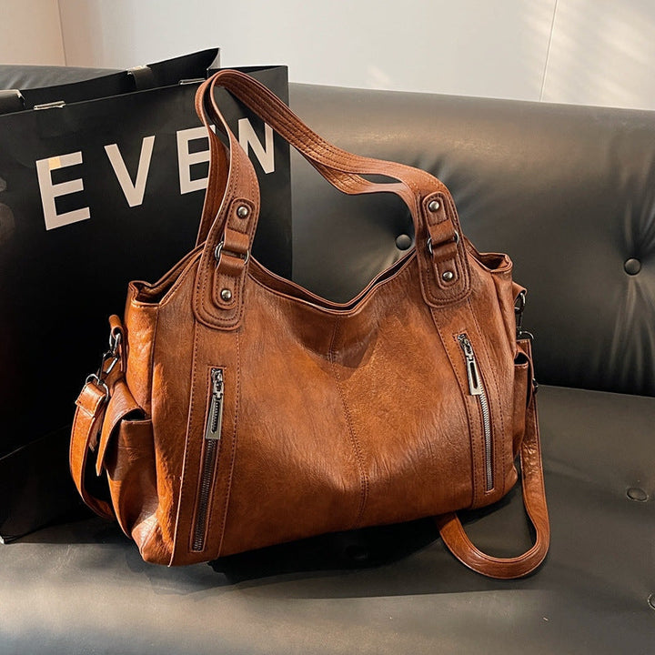 Camille | Large Vegan Shoulder Bag