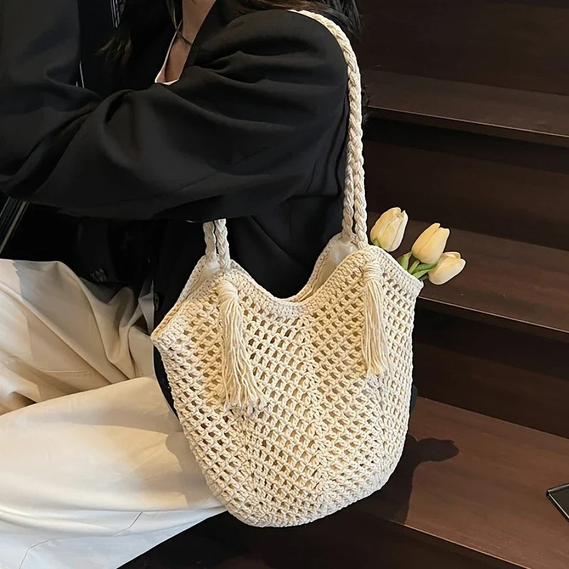 Solene | Hand-Crocheted Beach Bag