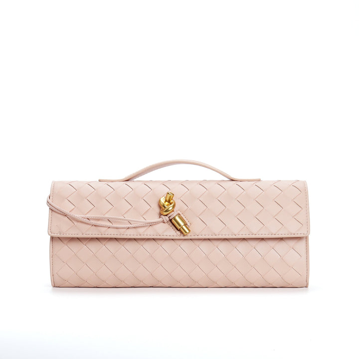 Elowen | Braided Leather Clutch