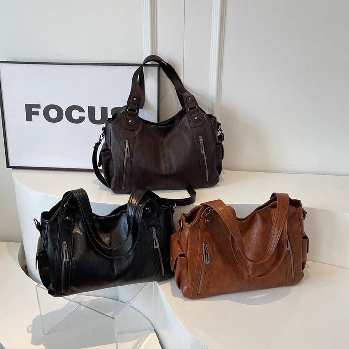 Camille | Large Vegan Shoulder Bag