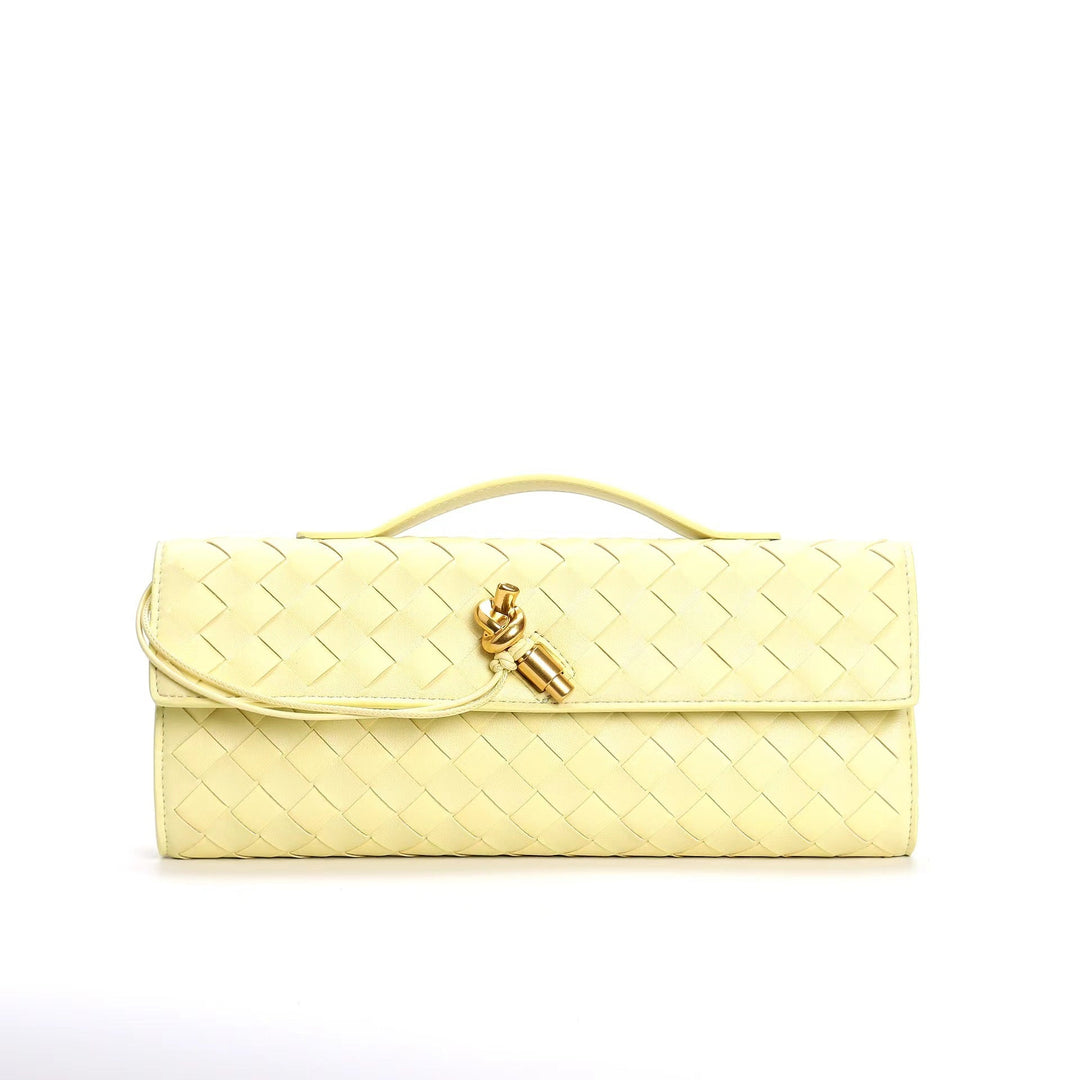 Elowen | Braided Leather Clutch