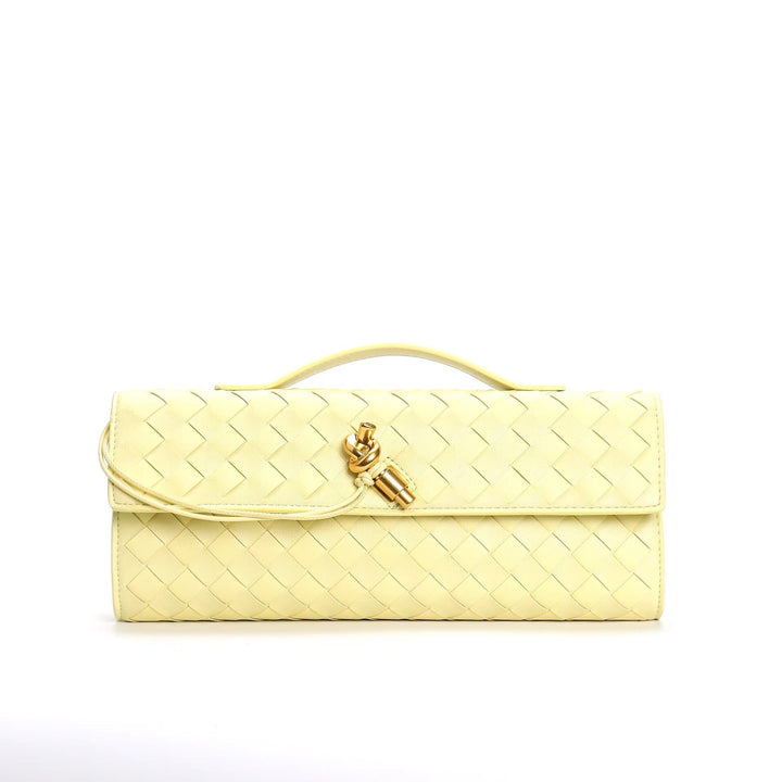 Elowen | Braided Leather Clutch