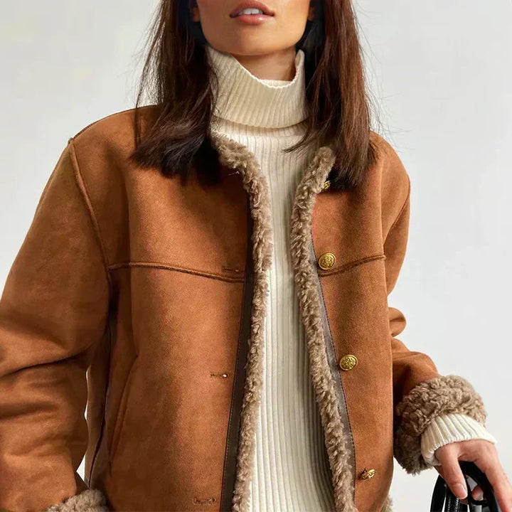 Women’s Jacket | Button Front Trim Detail