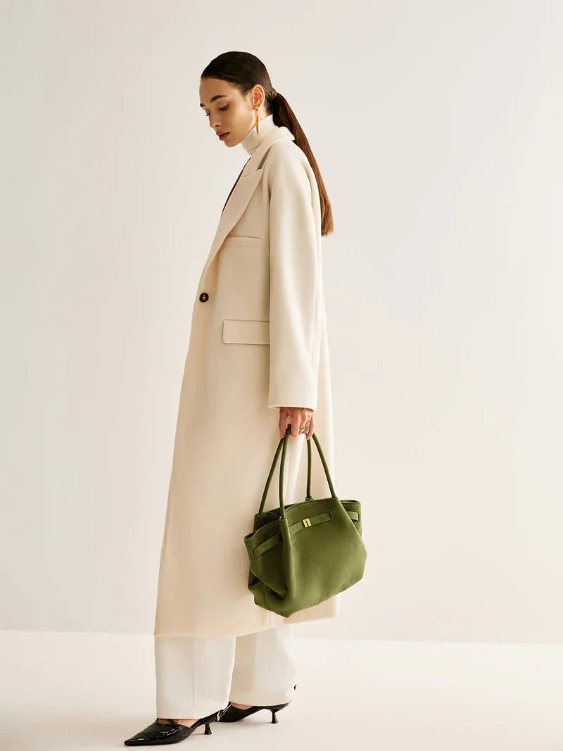 Daphne | Green Vegan Leather Shopper