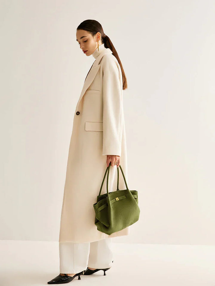 Daphne | Green Vegan Leather Shopper
