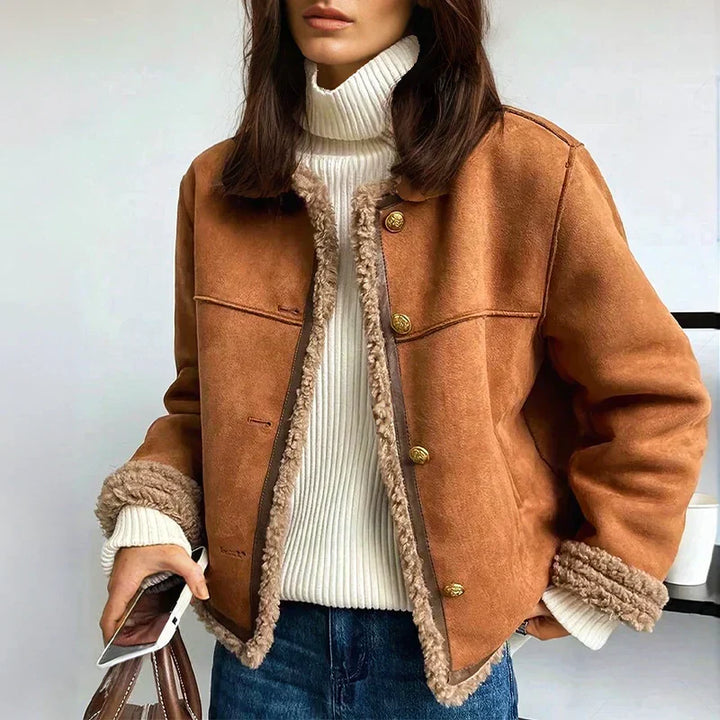 Women’s Jacket | Button Front Trim Detail