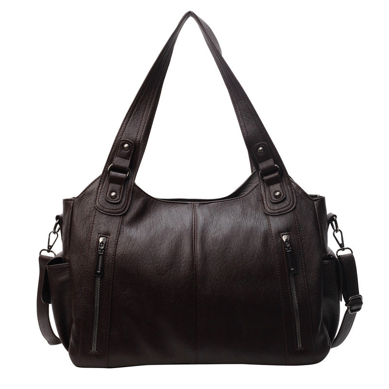 Camille | Large Vegan Shoulder Bag