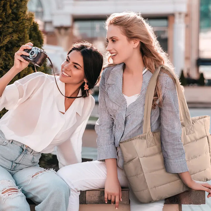 Maison | Quilted Puff Bag
