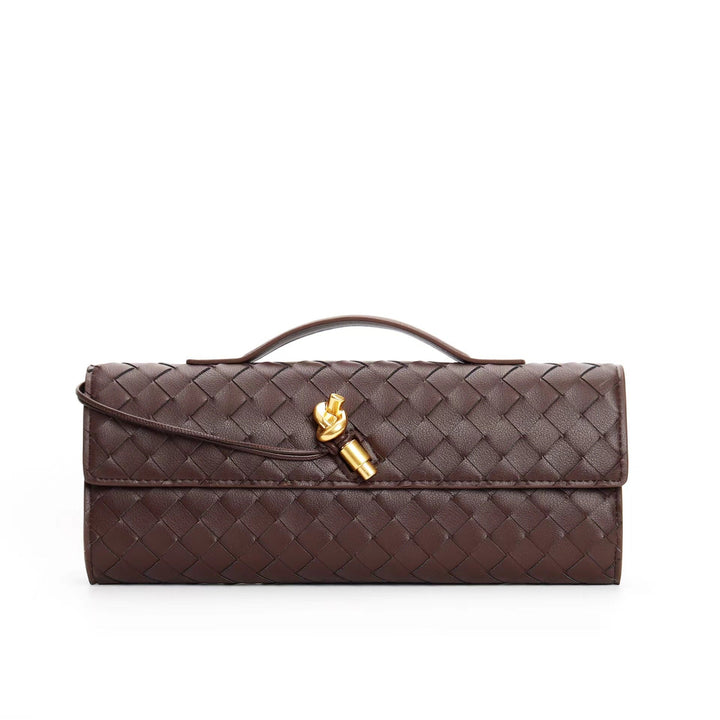 Elowen | Braided Leather Clutch