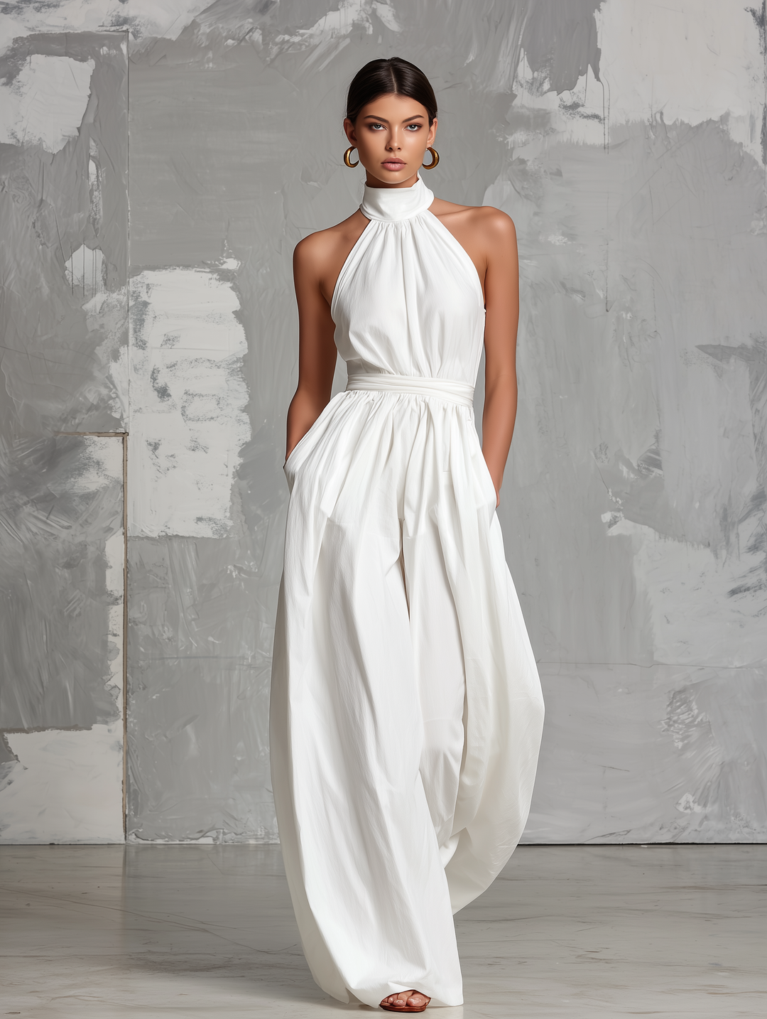 Halle | Halter-Neck Jumpsuit