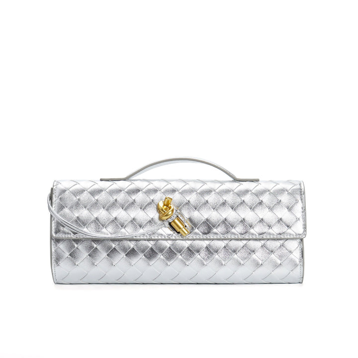 Elowen | Braided Leather Clutch