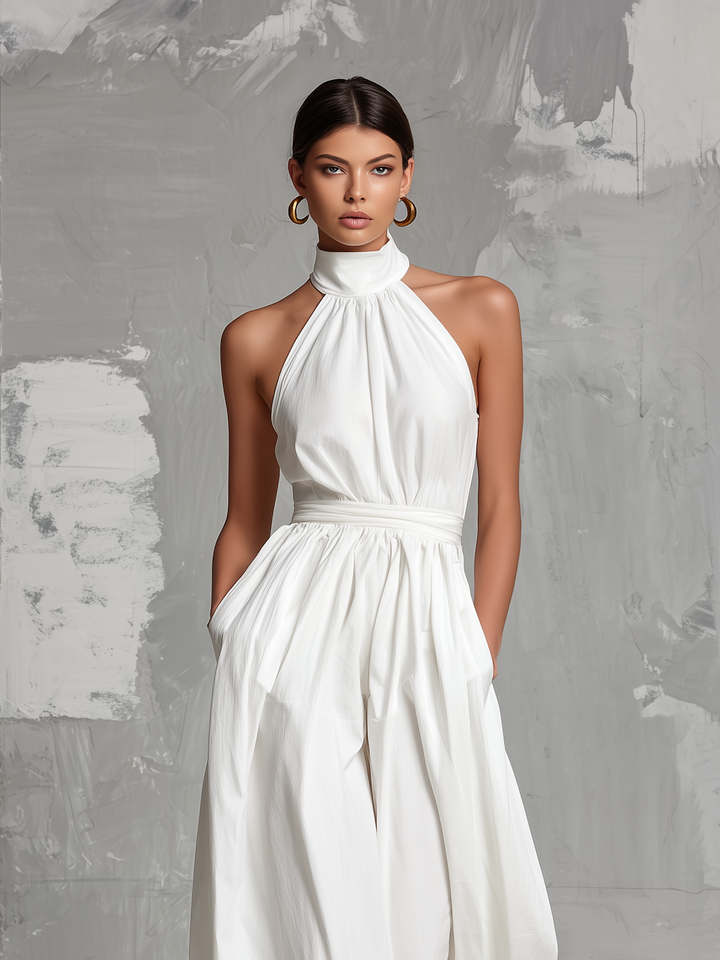 Halle | Halter-Neck Jumpsuit