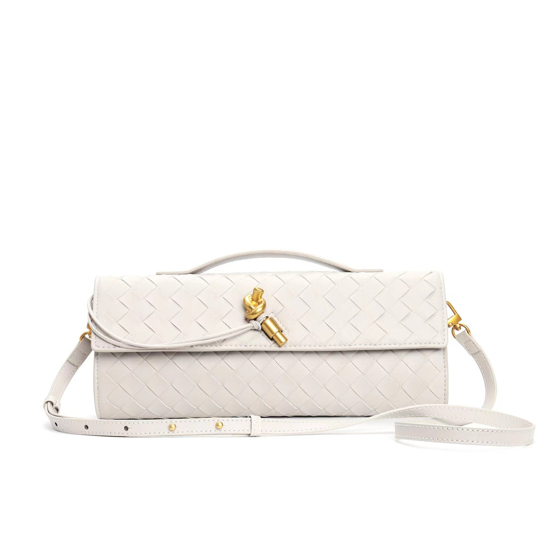 Elowen | Braided Leather Clutch