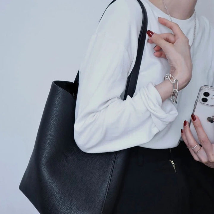 Cala | Large Vegan Leather Beach Bag