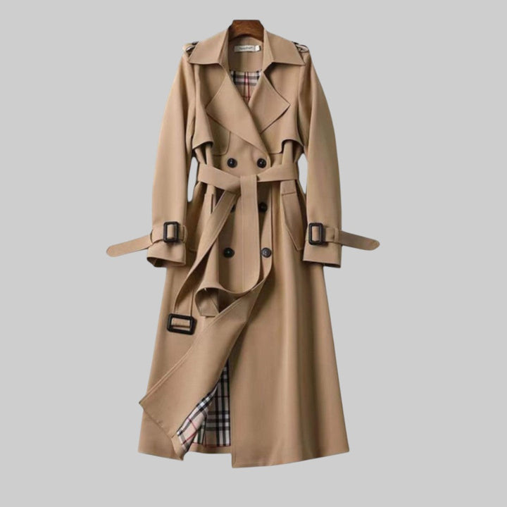 Women's Trench Coat | Belted Double Breasted Design