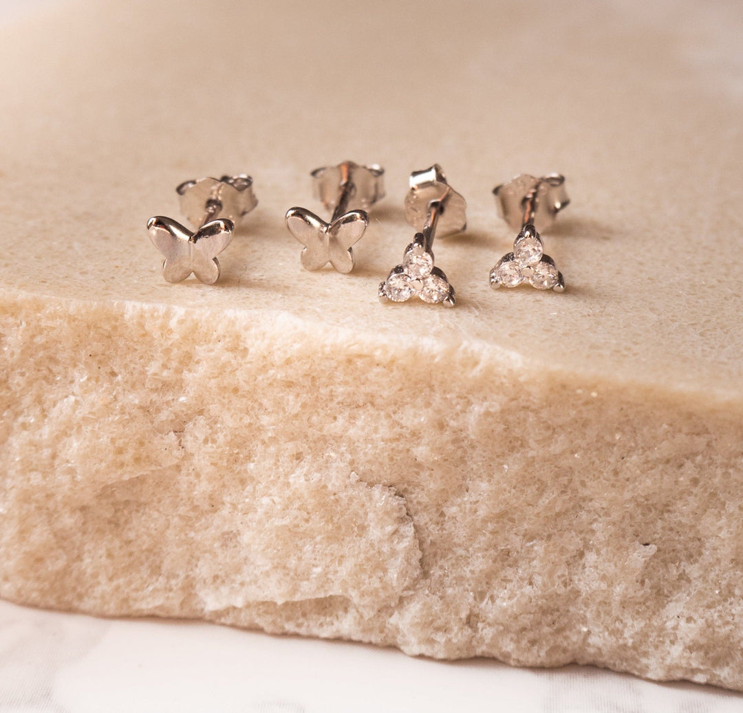 Amelia Studs | Silver