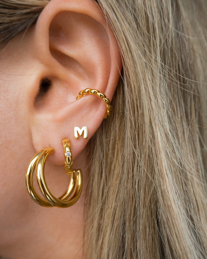 Maya Double Hoops