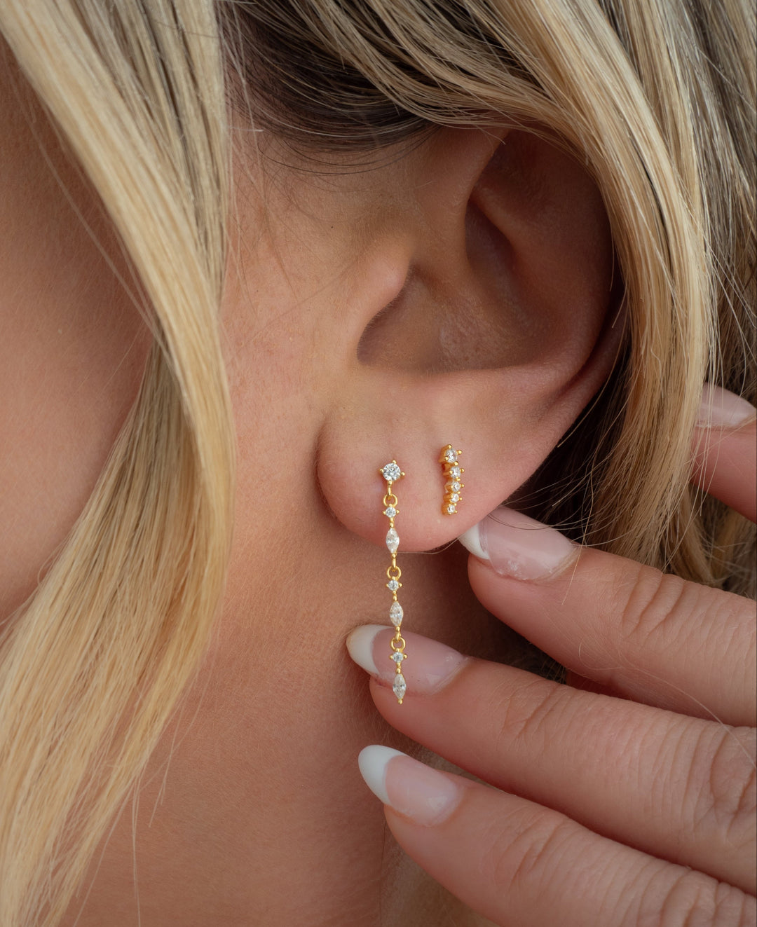 Nella Studs | Gold