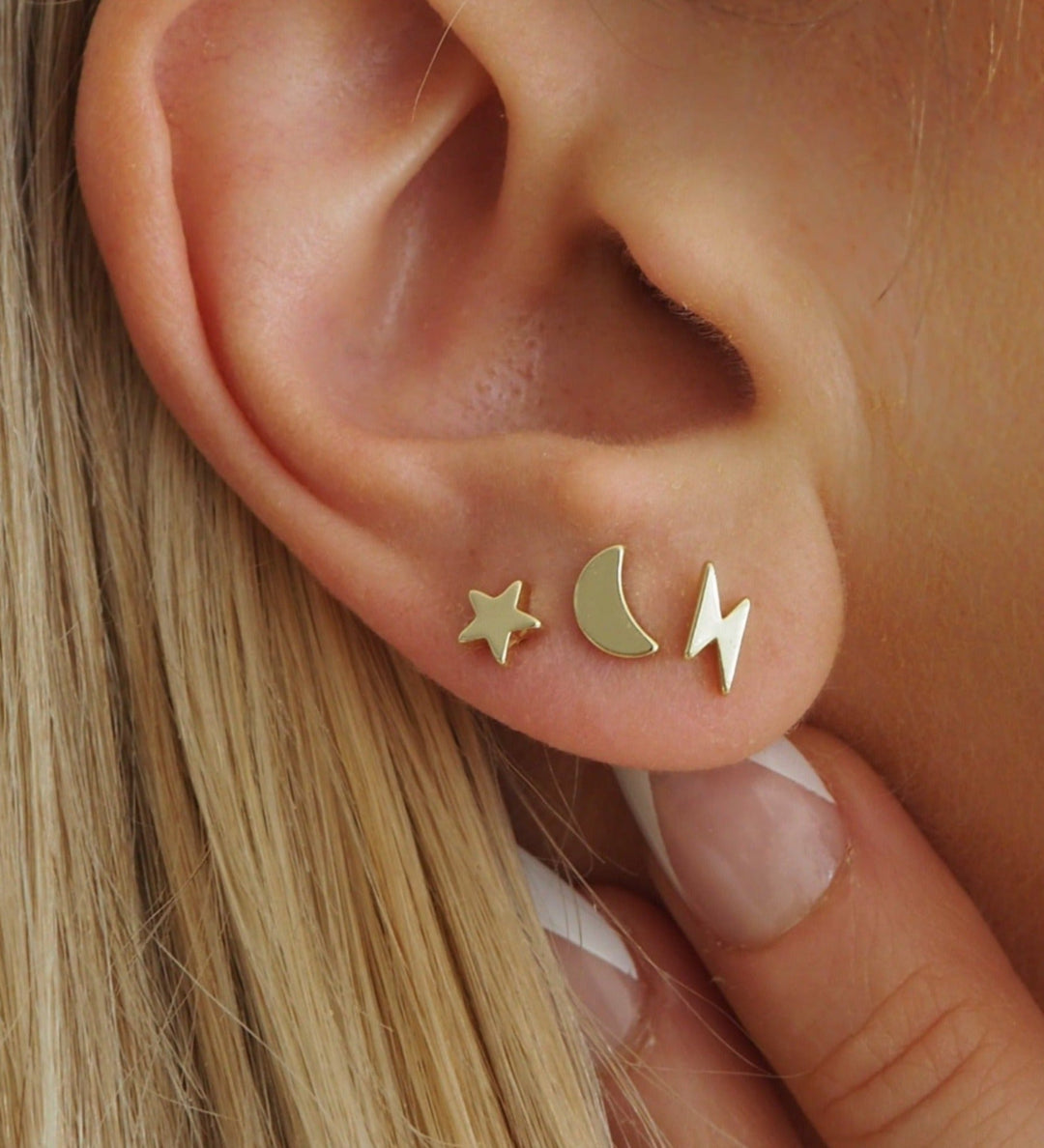 Stellaris Lightning Bolt Studs