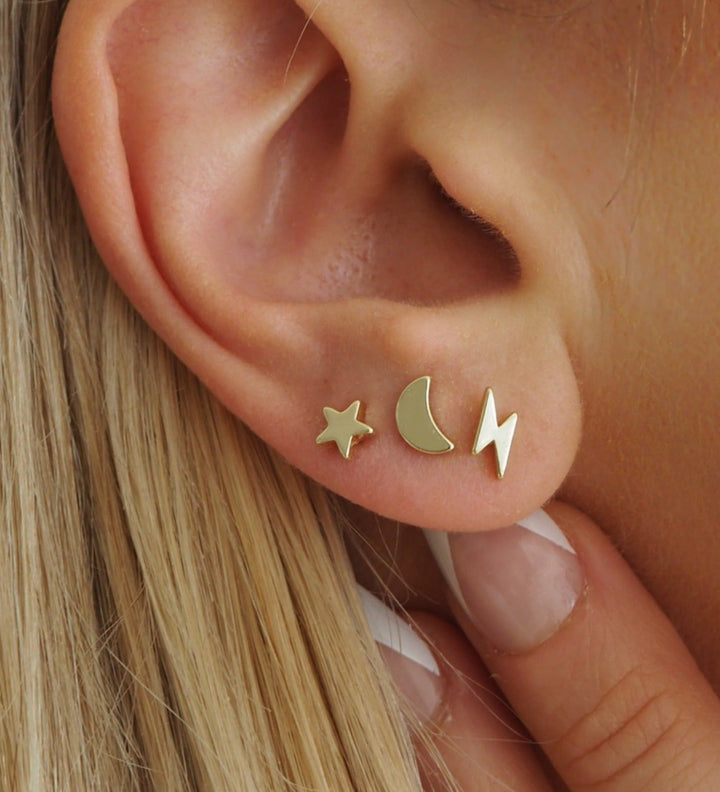 Stellaris Lightning Bolt Studs