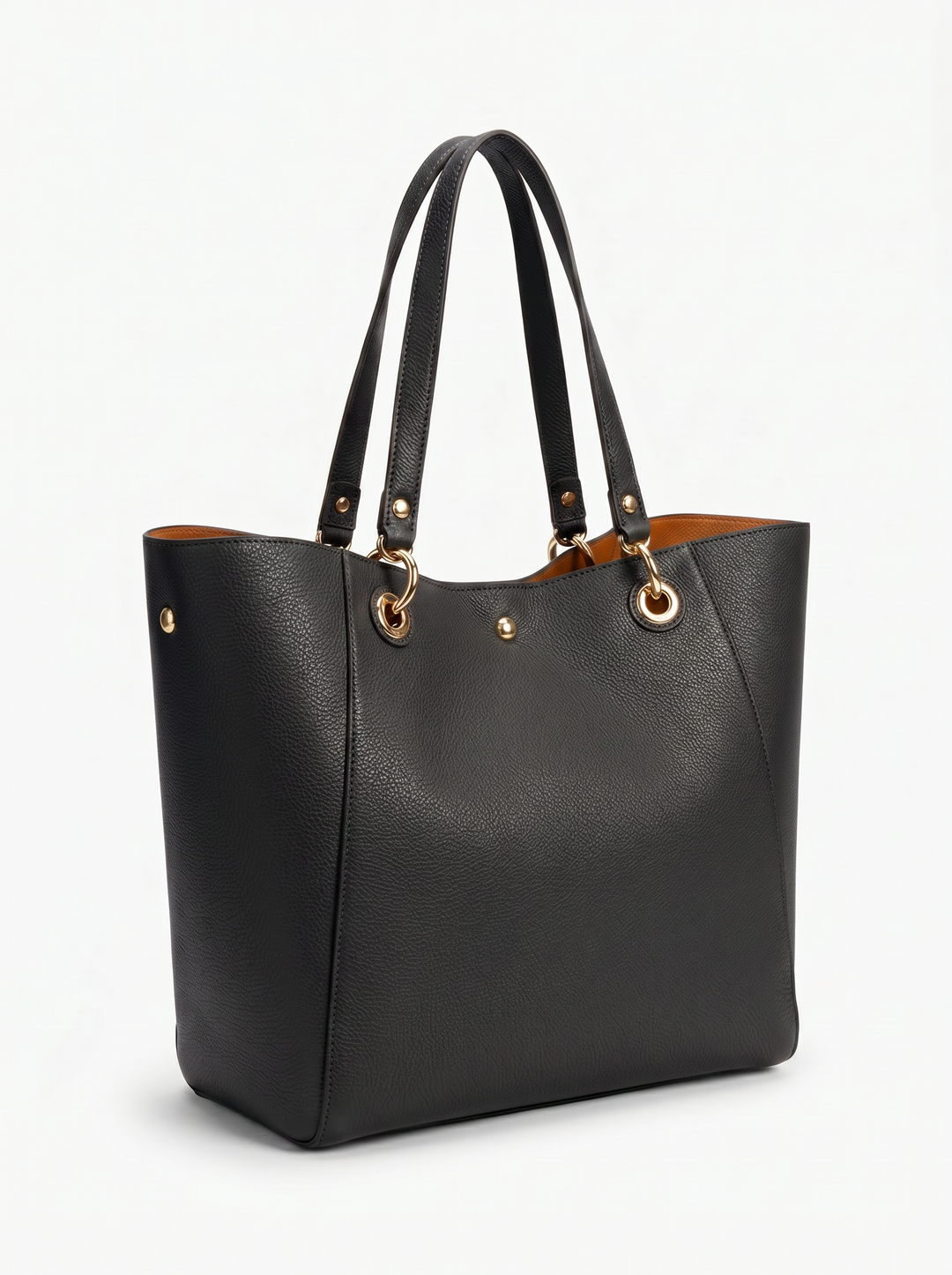 Classic leather bag with suede accents – multifunctional women's and men's bag for every occasion