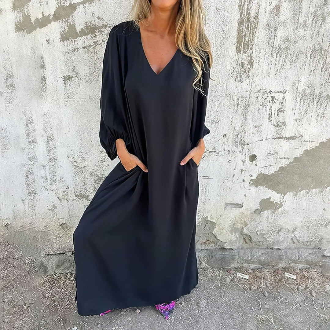 Ramona | Flowing Pocket Maxi Dress