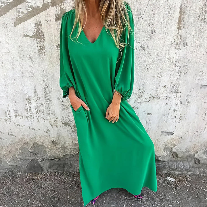 Ramona | Flowing Pocket Maxi Dress