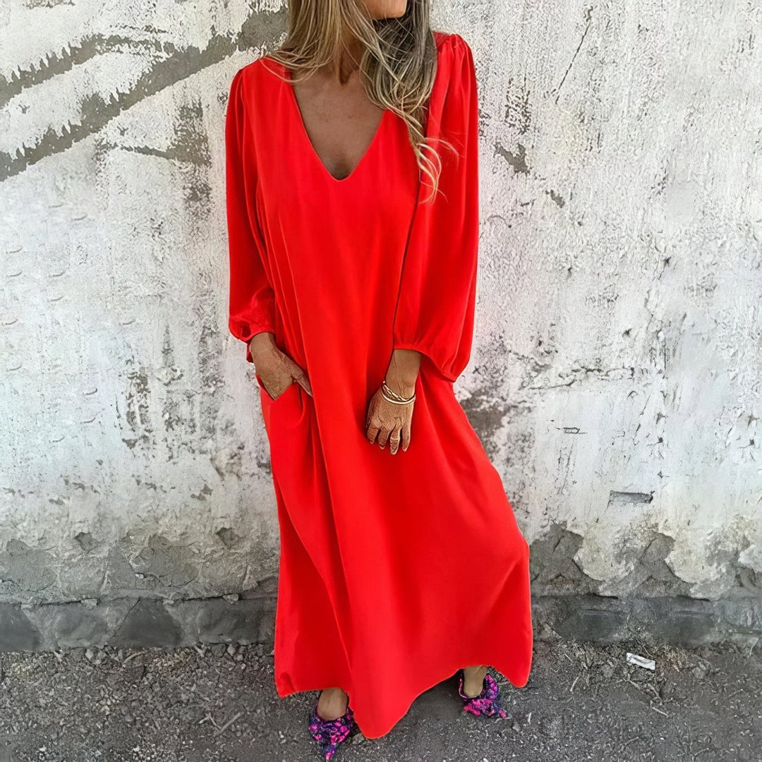 Ramona | Flowing Pocket Maxi Dress