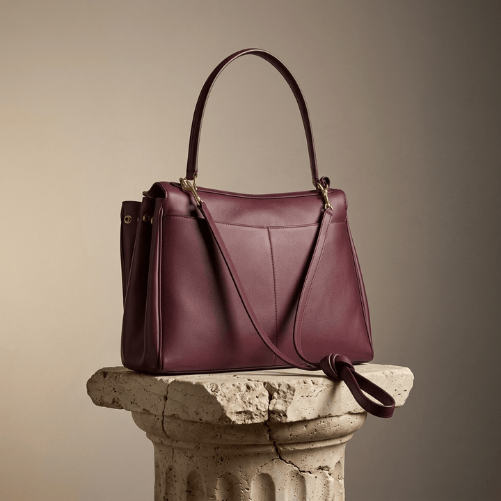 Moira | Structured Full-Grain Leather Tote