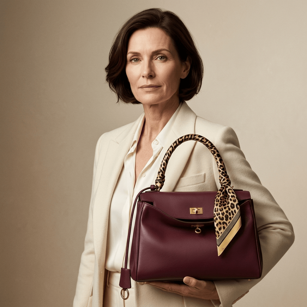 Moira | Structured Full-Grain Leather Tote