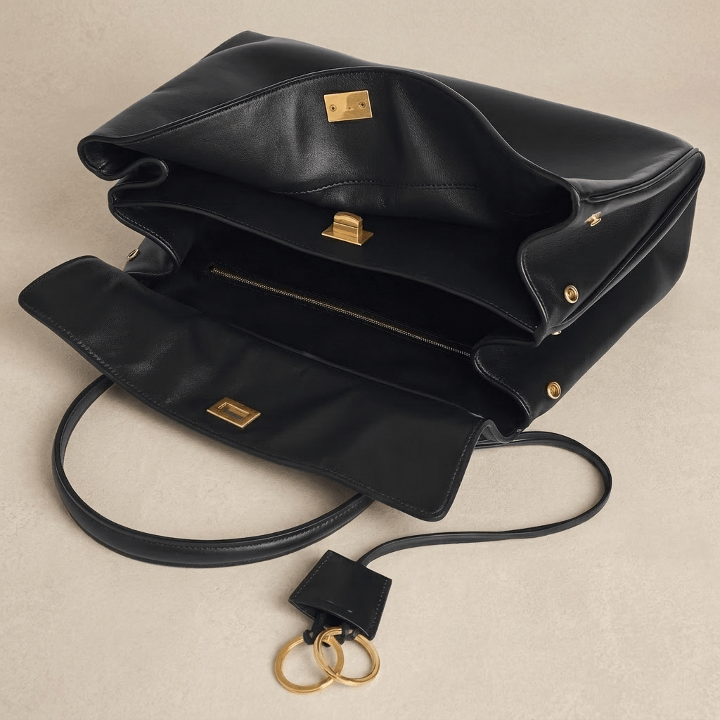 Moira | Structured Full-Grain Leather Tote