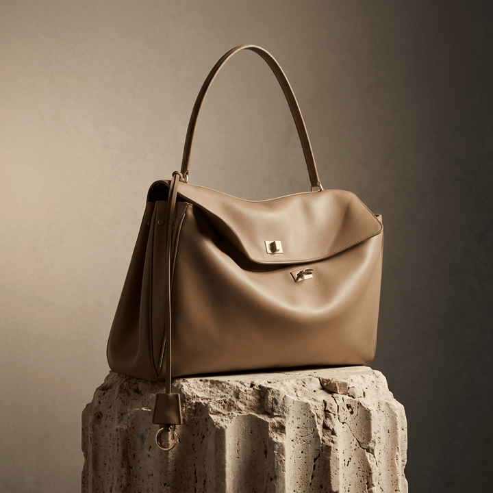 Moira | Structured Full-Grain Leather Tote