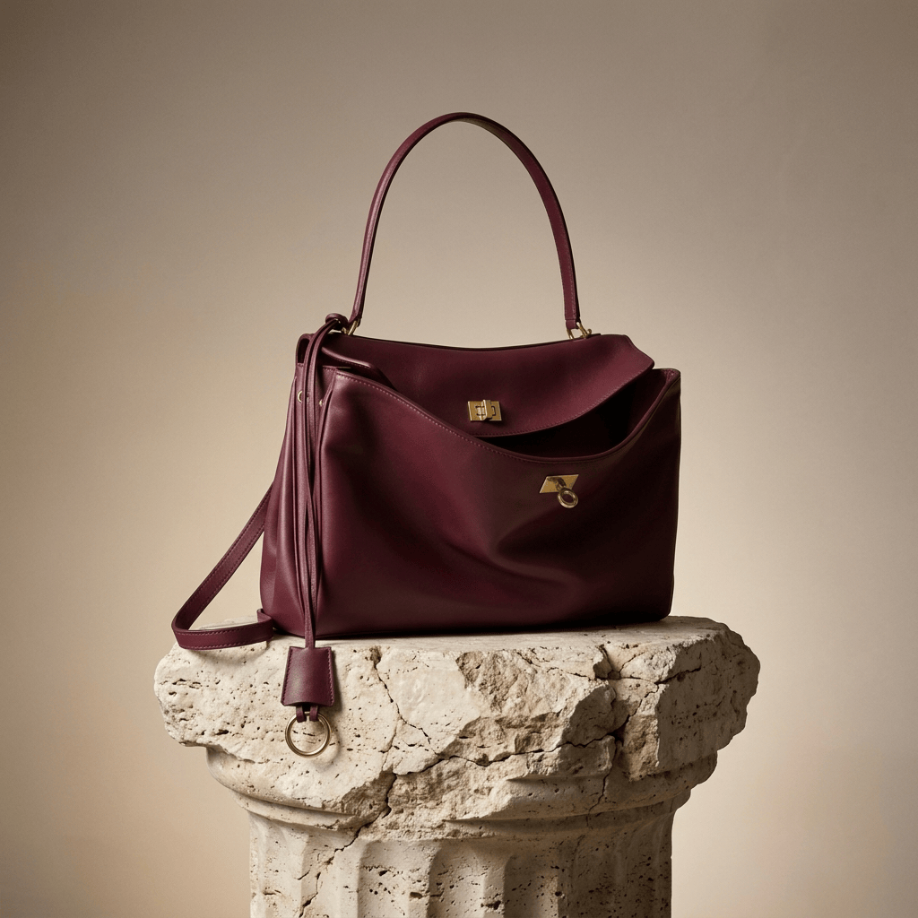 Moira | Structured Full-Grain Leather Tote