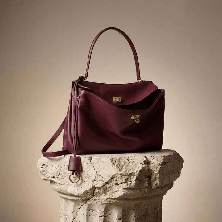 Moira | Structured Full-Grain Leather Tote