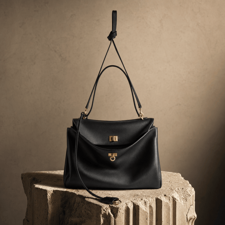 Moira | Structured Full-Grain Leather Tote
