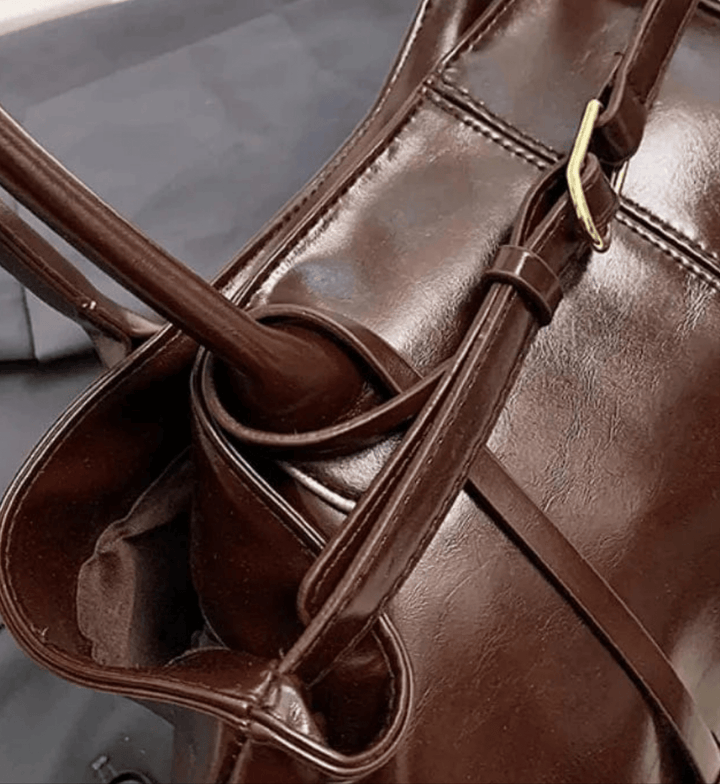 Vera | Patent Handbag with Double Handles