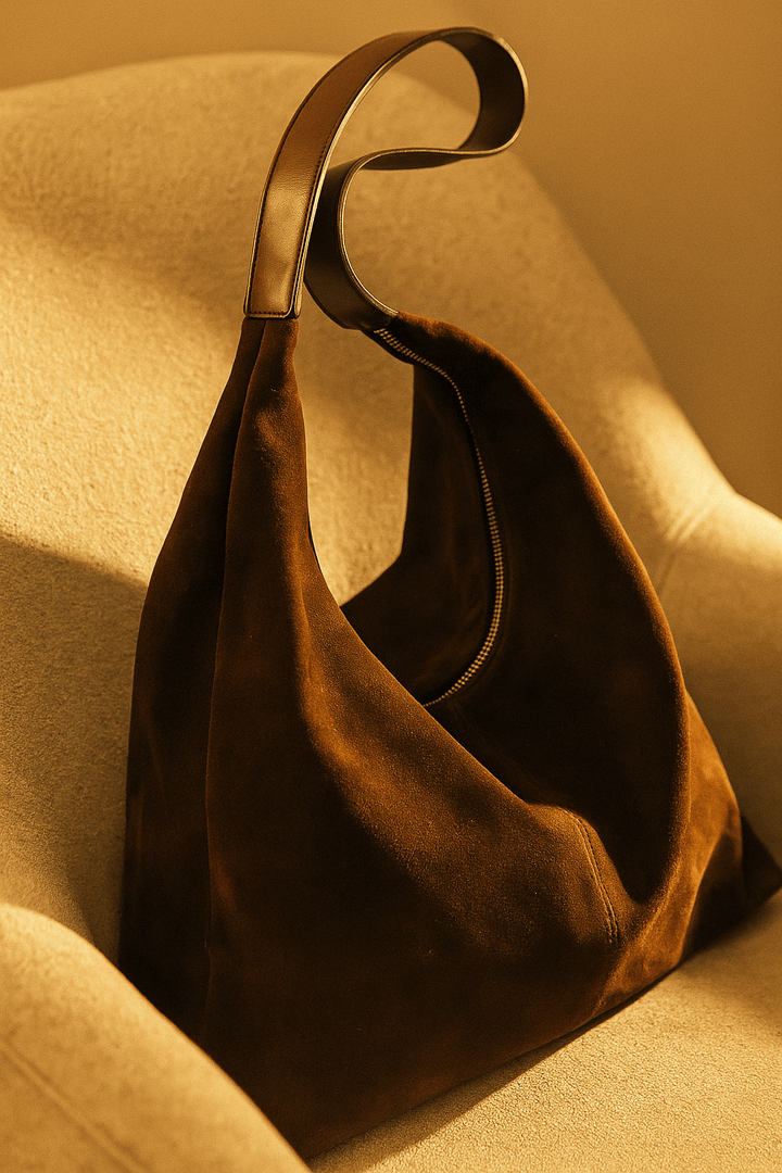 Isola | Suede Hobo with Shoulder Strap