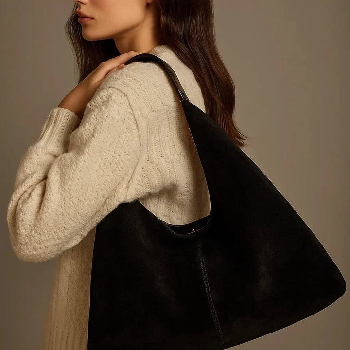 Isola | Suede Hobo with Shoulder Strap