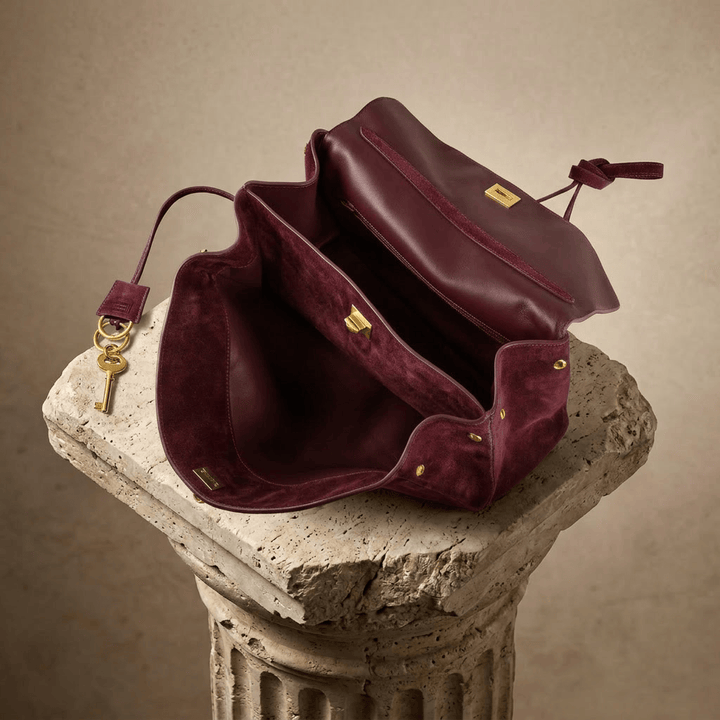 Chromatica | Bordeaux Suede Tote