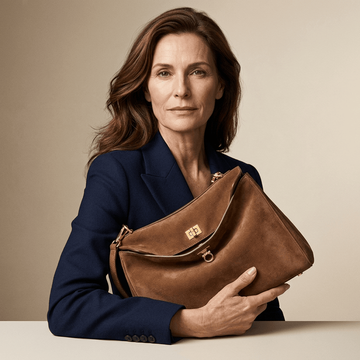 Moira Timeless | Camel Suede Tote