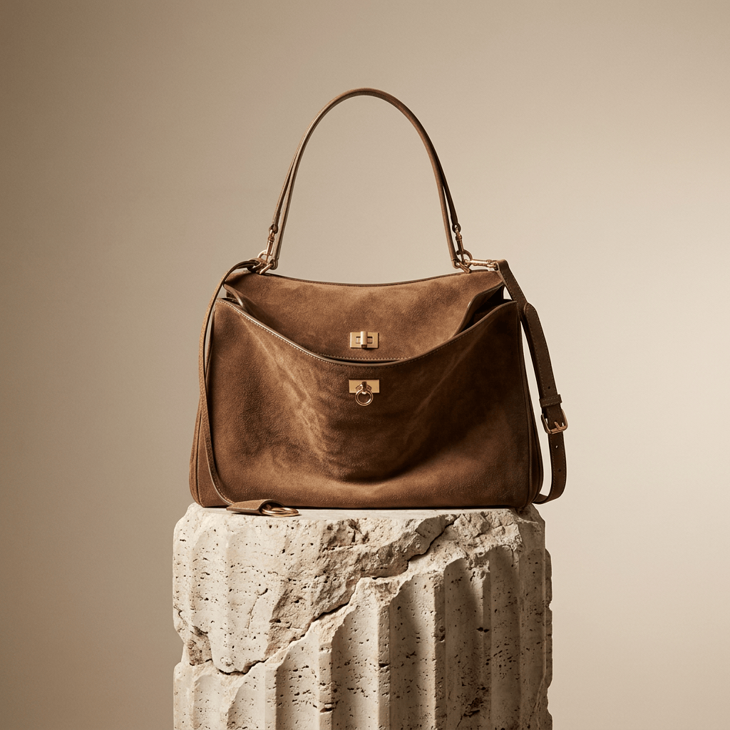 Moira Timeless | Camel Suede Tote